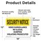 Signmission Video Surveillance No Illegal Dumping Violators OSHA Security Notice Sign, Vinyl Decal, 18x12in, 2PK OS-2PACK-SN-D-1218-L-11691 - alternate 2